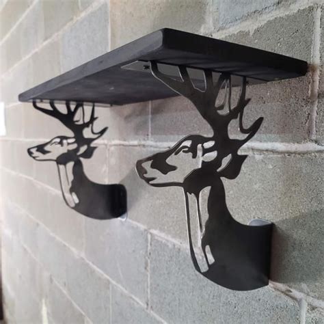 Metal Deer Shelf Brackets 